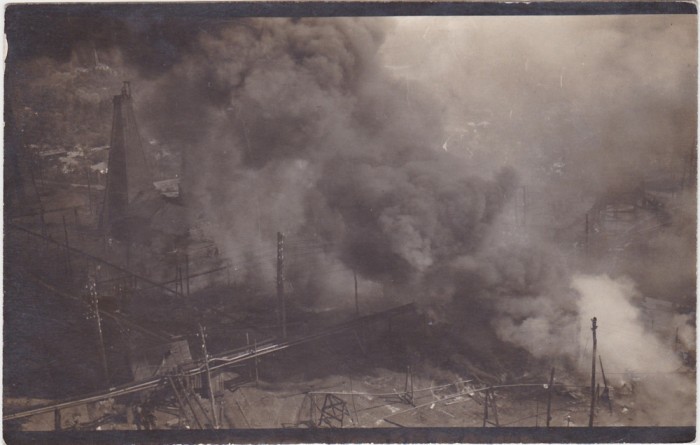 CP Romania Explozie Incendiu sonde ND(1925)