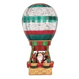 Cumpara ieftin Decoratiune Craciun muzicala polirasina cu led Balon Zburator 13x13x25 cm