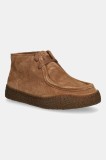 Camper pantofi de piele intoarsa Peu Terreno culoarea maro, cu toc plat, K400813-003