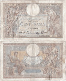 1938 (19 V), 100 francs (P-86b.4) - Franța