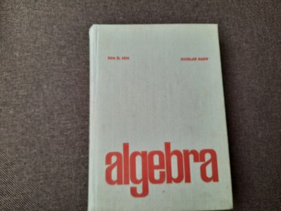 ALGEBRA - ION D. ION,RM4 foto