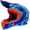 Casca motocross Ufo Quiver , culoare albastru/portocaliu , marime S Cod Produs: MX_NEW HE125S