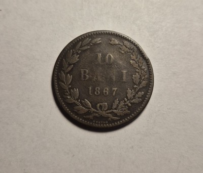 10 Bani 1867 Heaton foto