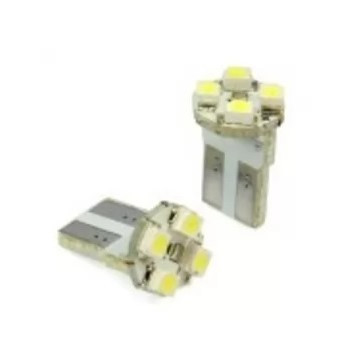 Bec Pozitie 4 Led T10 SMD Lumina Alba 24V Set / 2 Buc 10513W-24V 180321-1