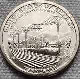 1 Dollar 2022 USA, Tennesse, Power lines, Innovation, unc, lit.D