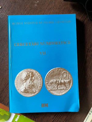 Cercetari numismatice VII 1996 foto