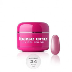 Gel UV Silcare Base One Metallic ?Pinky Pie 34, 5g foto