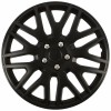Set capace roti auto Cridem Dakar NC 4buc - Negru/Crom - 17&quot; Garage AutoRide