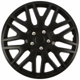Set capace roti auto Cridem Dakar NC 4buc - Negru/Crom - 17&quot; Garage AutoRide