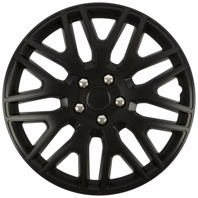 Set capace roti auto Cridem Dakar NC 4buc - Negru/Crom - 17&amp;quot; Garage AutoRide foto