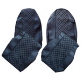 Huse pentru MAN TGX 2015-2021 Camioane Negru Gri Piele LHD