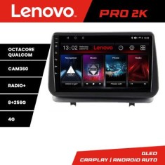 NavigatieRenault Clio 3 2005-2013 Lenovo Kit-Clio3 8 core QLED 2K 8+256 360 Android Waze USB Navigatie Internet Youtube Radio CarStore Technology