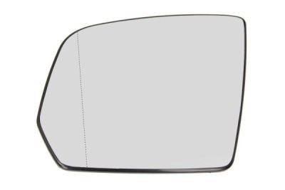 Geam oglinda Mercedes Clasa ML (W164), 07.2009-11.2011, Clasa Gl (X164), 2008-2011; partea Stanga, culoare sticla crom, sticla asferica, cu incalzire foto