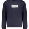 Bluză bărbați cu imprimeu cu logo, Regular Fit, bleumarin, L