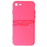 Husa Silicon iPhone 7 Fuchsia - Calitate Superioara, High Copy Apple