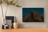 Tablou Canvas pe tema Luna și Munților Adormiți, 39 x 26 cm, CMCLASS