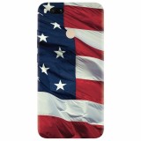 Husa silicon pentru Xiaomi Mi A1, American Flag Illustration