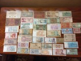Lot nr. 20 Mixt de bancnote Romania si alte state - 39 Bancnote 1918 - 2021