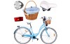 Bicicleta de oras cu cos pentru femei, diametru roata 28&quot;, diametru cadru 18&quot;, albastru, MalTrack 110545