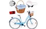 Bicicleta de oras cu cos pentru femei, diametru roata 28&quot;, diametru cadru 18&quot;, albastru, MalTrack 110545