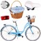 Bicicleta de oras cu cos pentru femei, diametru roata 28&quot;, diametru cadru 18&quot;, albastru, MalTrack 110545
