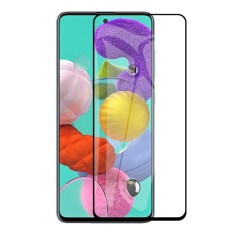 Folie din sticla 6D compatibila cu Samsung Galaxy A11 - Margine Neagra