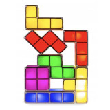Cumpara ieftin Lampa de veghe model Tetris, modulara, Gonga&reg; Multicolor