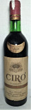 75 VIN ROSU CIRO&#039; CLASSICO, DOC, Recoltare 1969 CL 72 GR 13,5, Sec, Europa