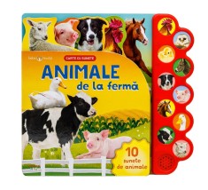 Bebe invata. Animale de la ferma. Carte cu sunete