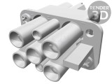 Conector HDC Inserturi de Contact Mamă Han Q 7 Pin