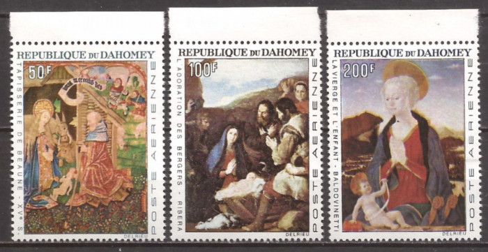 DAHOMEY 1966 PICTURA ( serie dantelata ) MNH