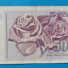 50 Dinari anul 1990 - Bancnota Iugoslavia - Jugoslavije