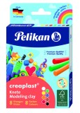 Plastilina creaplast, 8 culori, cutie carton, Herlitz