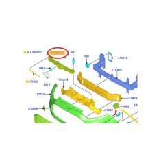Grila radiator Ford Ecosport, 12.2013-10.2017, fata, argintiu
