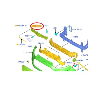 Grila radiator FORD ECOSPORT, 12.2013-10.2017, fata, argintiu foto