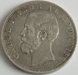 Romania , 5 Lei 1883 King Carol I