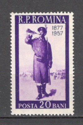 Romania.1957 80 ani Independenta-Pictura XR.340 foto