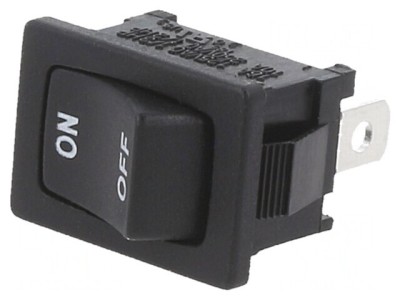 Comutator Rocker ON-OFF 10A 24VDC Negru foto