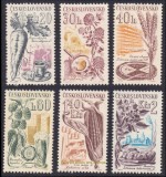 Cehoslovacia 1961 - Agricultura, plante, legume, serie neuzata