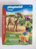 Jucarie Playmobil Fetiţă cu ponei (70060), Geobra, nedesfacut, nou