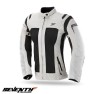 Geaca (jacheta) femei pentru scuter - motocicleta Touring Seventy vara model SD-JT46 culoare: alb ice/negru Alb ice/negru XS (53/54cm)