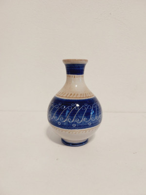Vaza ceramica vintage LEHNER SUEUR, A.G. BASEl 1956, 16cm inaltime foto