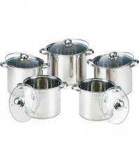 Set 5 oale inox cu capac Grunberg 1053 foto