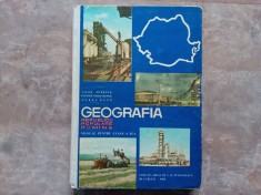 GEOGRAFIA , REPUBLICII POPULARE ROMANE de VICTOR TUFESCU...AUREL BANU , MANUAL PENTRU CLASA A XI A , 1964
