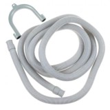 Furtun evacuare masina de spalat, 2m, PVC, gri, universal