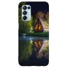 Husa compatibila cu Oppo Find X3 Lite model Lake cottage, Silicon, TPU, Viceversa, Transparent, Carcasa