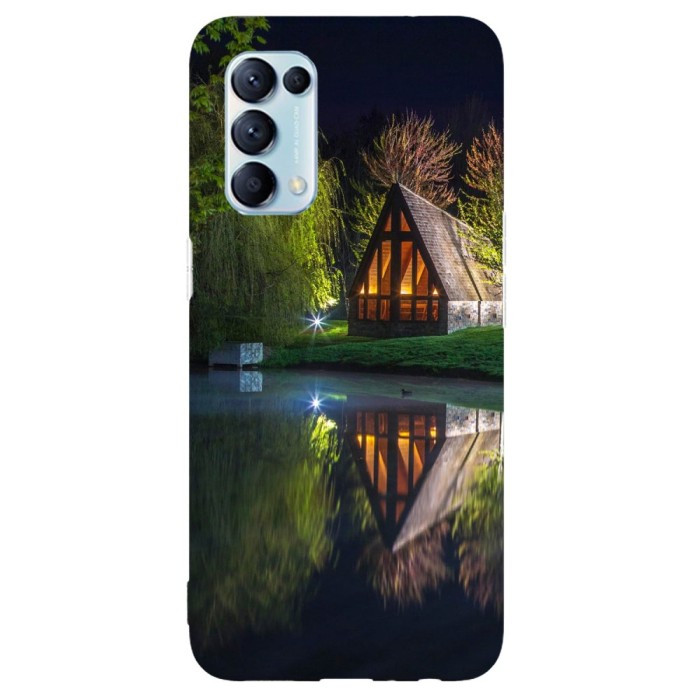 Husa compatibila cu Oppo Find X2 Pro model Lake cottage, Silicon, TPU, Viceversa