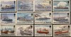 PC360 - Teritoriul Antarctic Britanic (BAT) 1993 Vapoare de cercetare, serie MH, urme sarniera 12v, Nestampilat