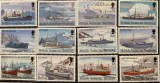 PC360 - Teritoriul Antarctic Britanic (BAT) 1993 Vapoare de cercetare, serie MH, urme sarniera 12v