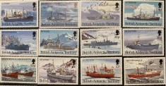 PC360 - Teritoriul Antarctic Britanic (BAT) 1993 Vapoare de cercetare, serie MH, urme sarniera 12v